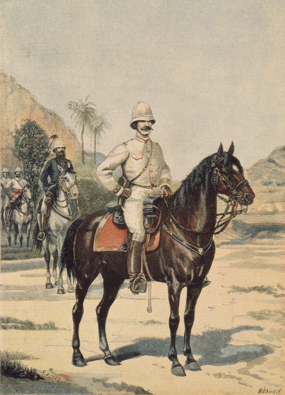جنرال جاليني ، من لو بيتيت جورنال ، 11 يونيو 1899 (نقش الألوان) بواسطة فورتشن لويس ميول