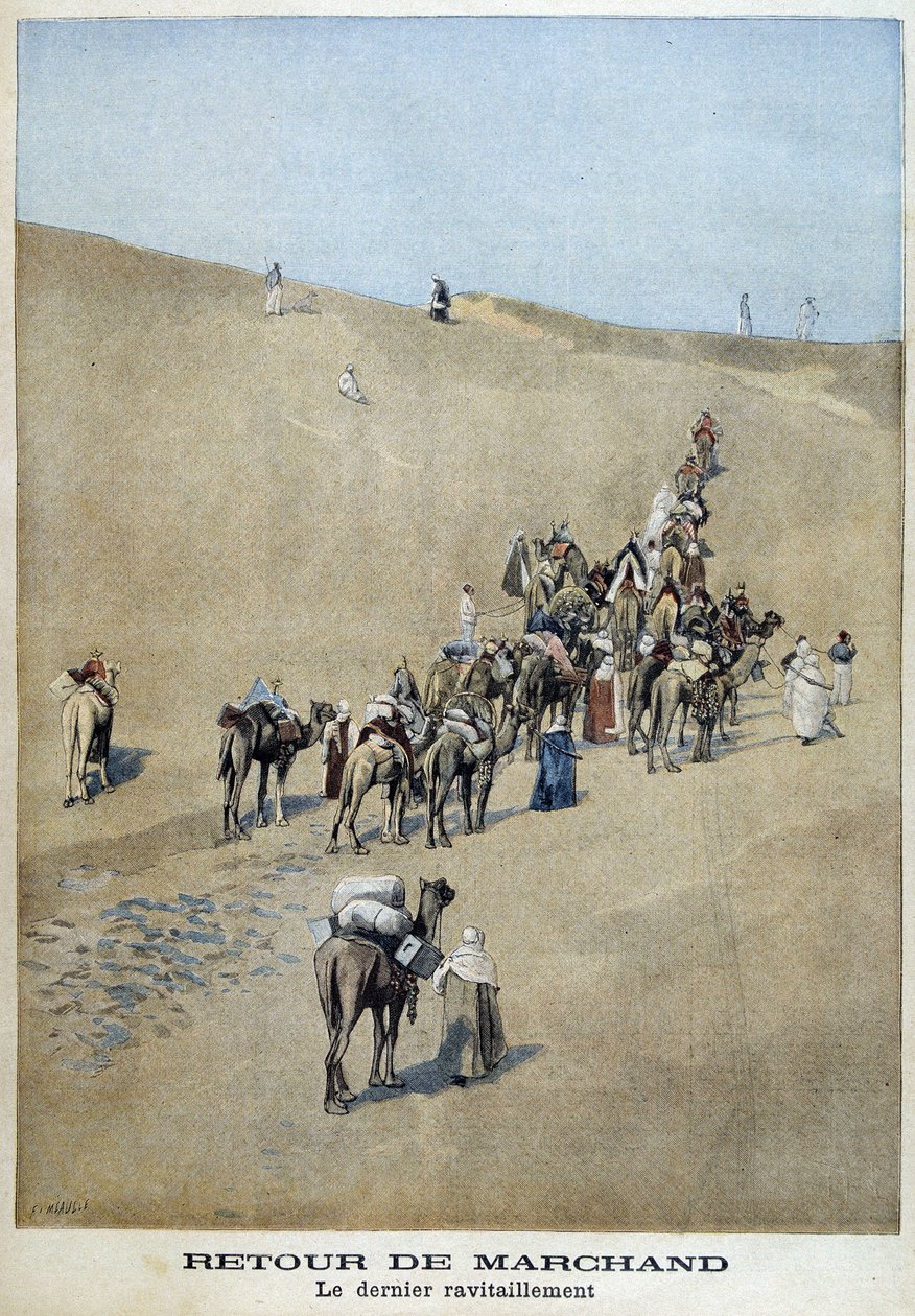 عودة البعثة مارشاند: العرض الأخير - في "" لو بيتيت جورنال "بتاريخ 16/04/1899 بواسطة فورتشن لويس ميول