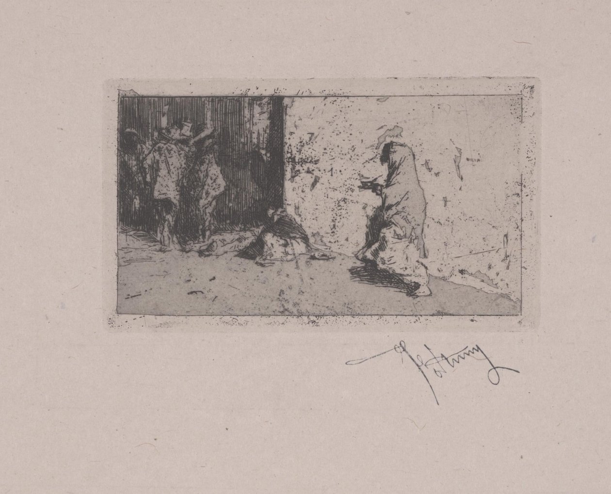 شارع في إشبيلية بواسطة Fortuny y Carbó