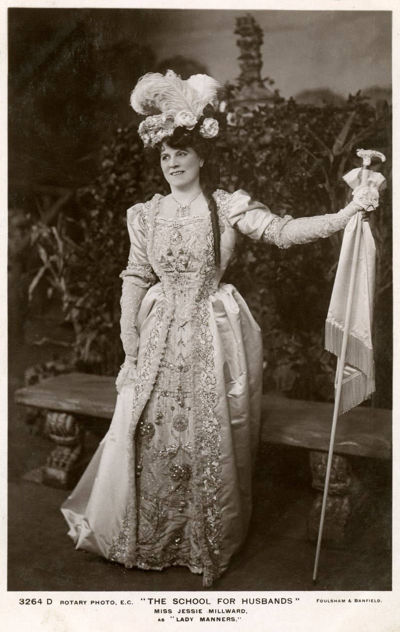 جيسي ميلوارد ، الممثلة البريطانية ، c1906. بواسطة فولشام وبانفيلد