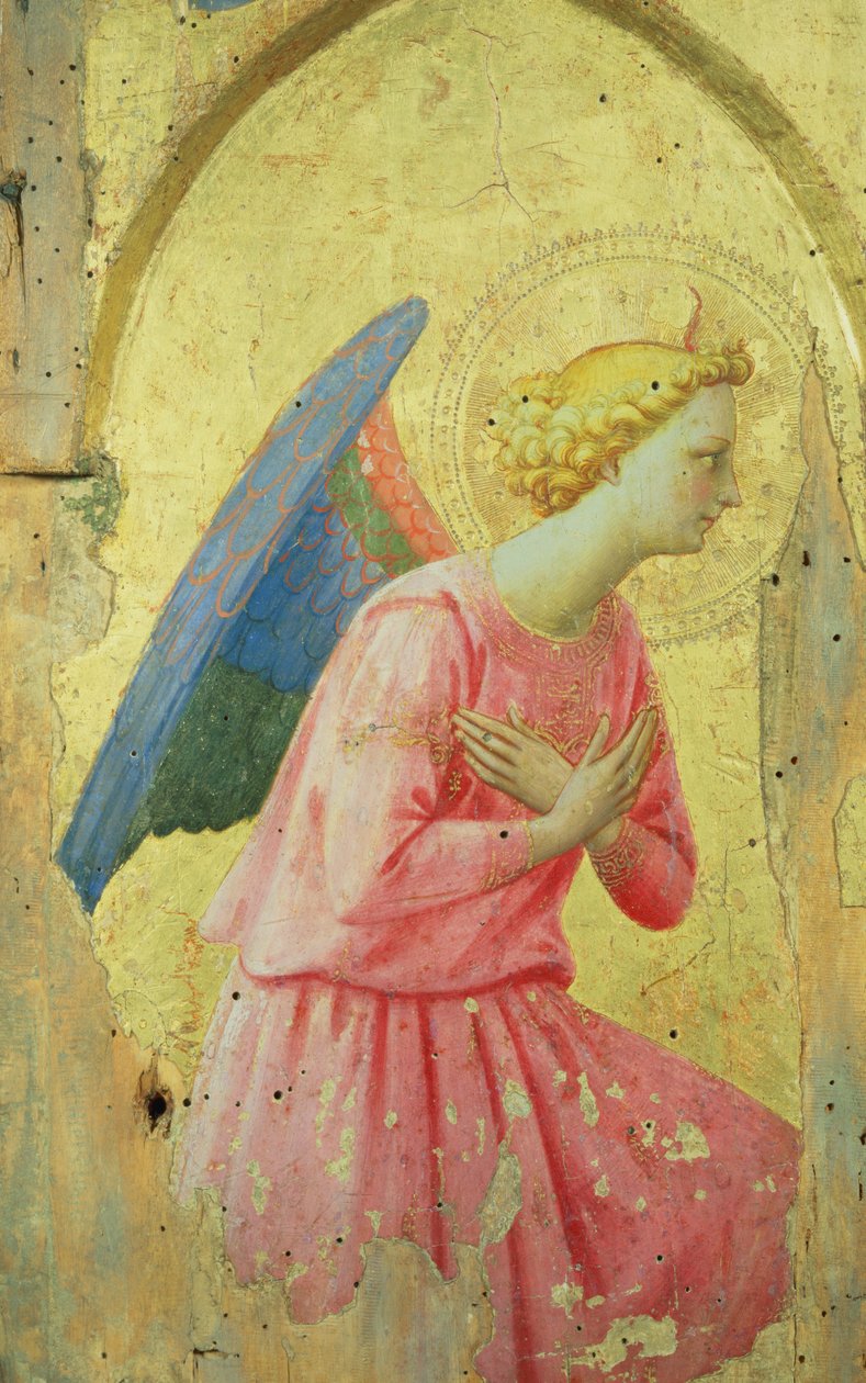 عشق الملاك ، c.1430-40 (درجة الحرارة على اللوحة) بواسطة فرا انجيليكو