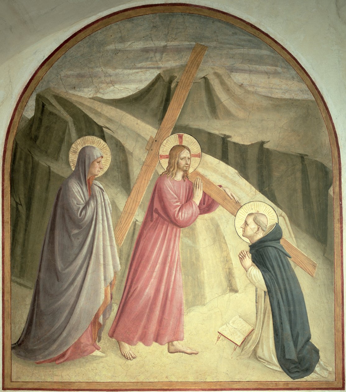 المسيح يحمل الصليب ، 1438-45 بواسطة فرا انجيليكو