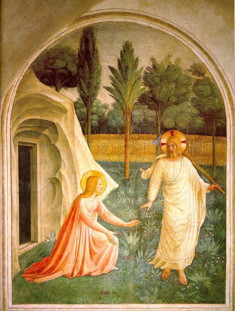 Noli me tangere ، طازج بواسطة Fra Angelico بواسطة فرا انجيليكو