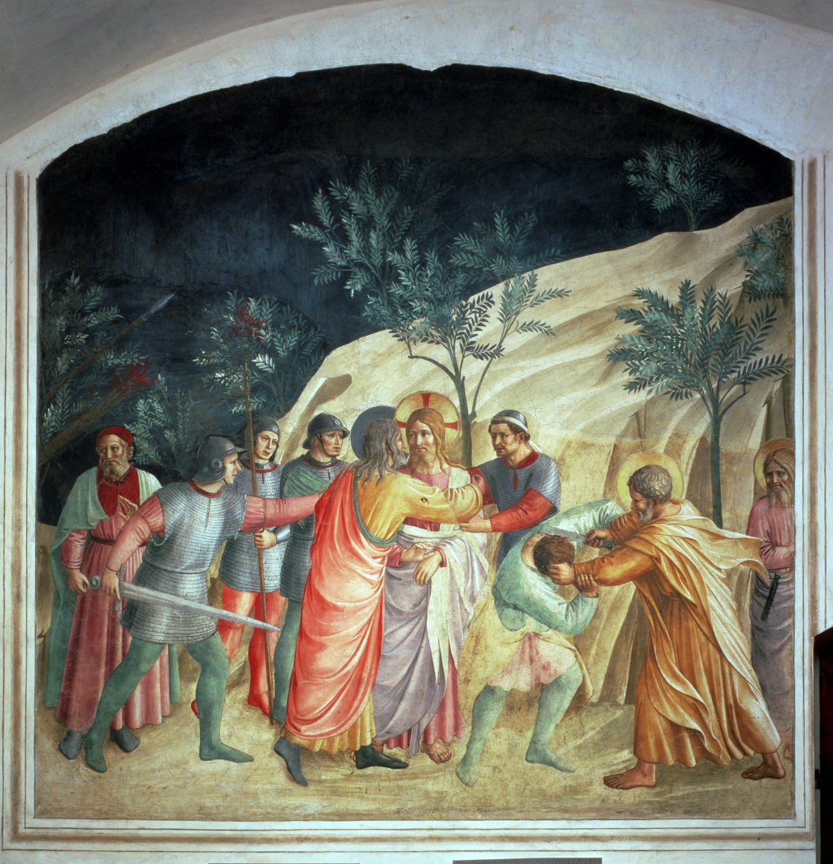 قبلة يهوذا 1442 بواسطة فرا انجيليكو