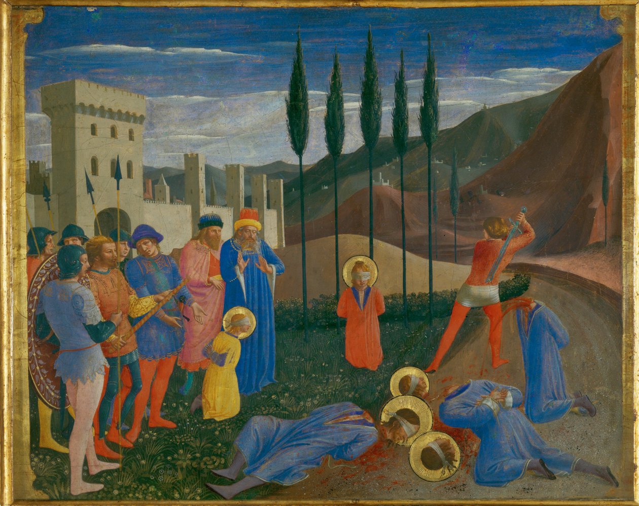 Le martyre de saints Cosme et Damien - استشهاد القديسين كوزماس وداميان ... بواسطة فرا (حوالي 1387-1455) أنجيليكو