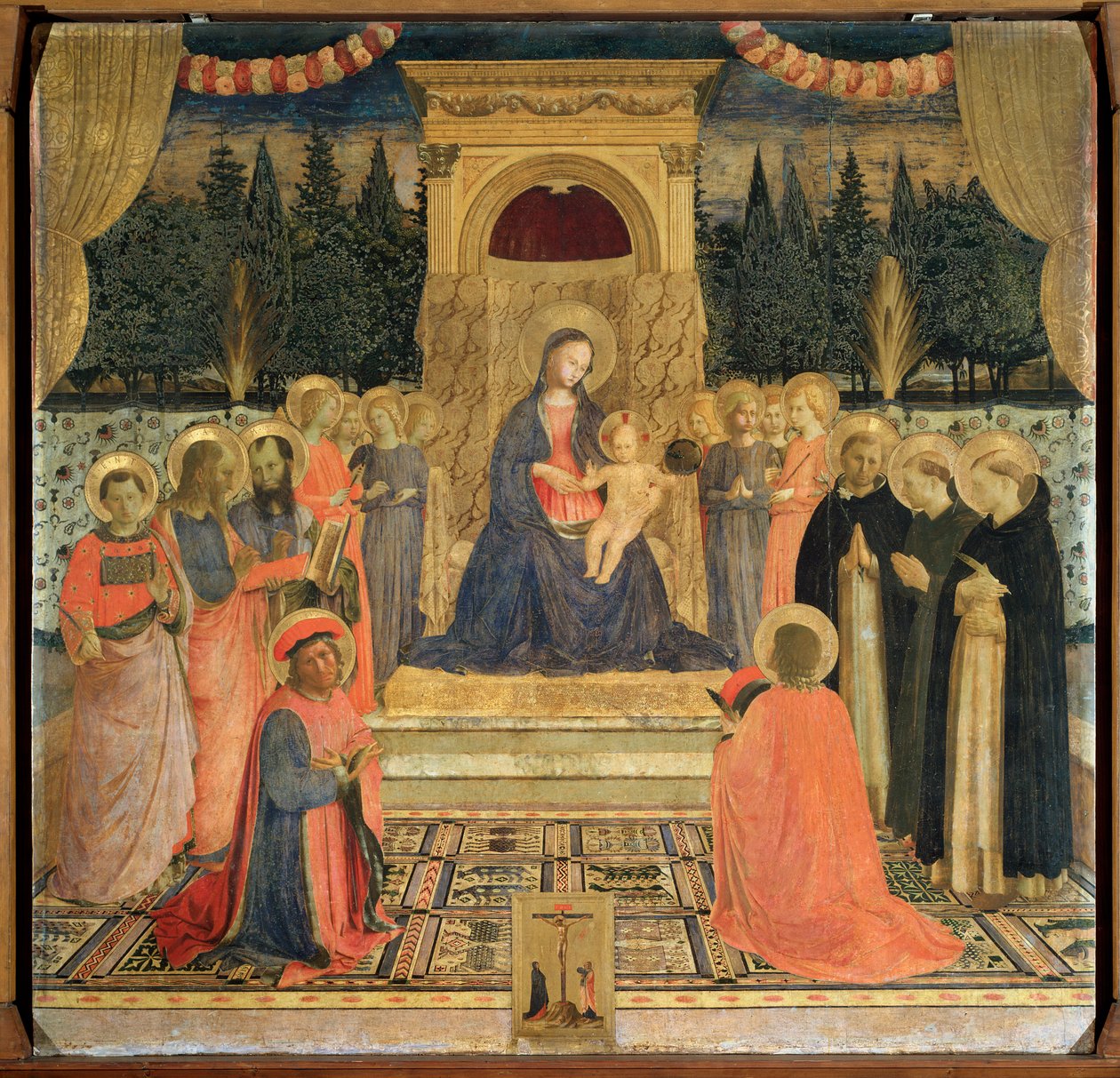 مذبح سان ماركو ، ج. 1438-1440 (تمبرا على اللوح) بواسطة فرا أنجيليكو