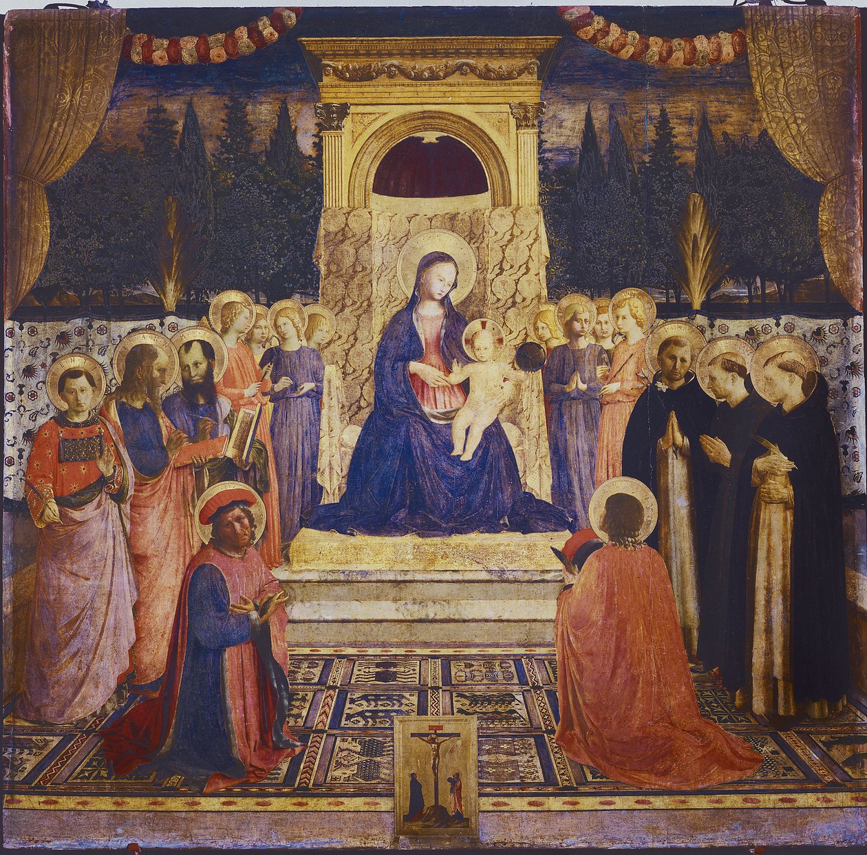 مذبح سان ماركو ، حوالي 1438-1440 (تمبرا على لوح خشبي) بواسطة فرا أنجيليكو