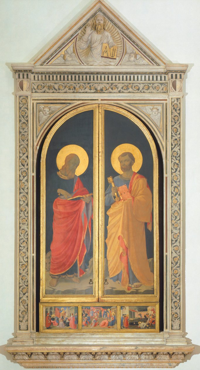 Liniers altarpiece: St. Peter and St. Mark بواسطة فرا أنجيليكو