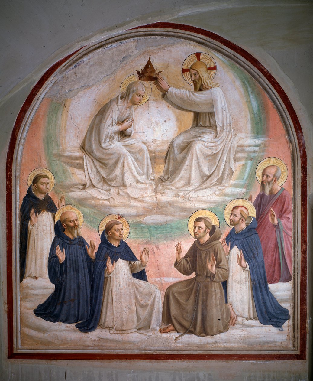 The Coronation of the Virgin (fresco بواسطة فرا أنجيليكو