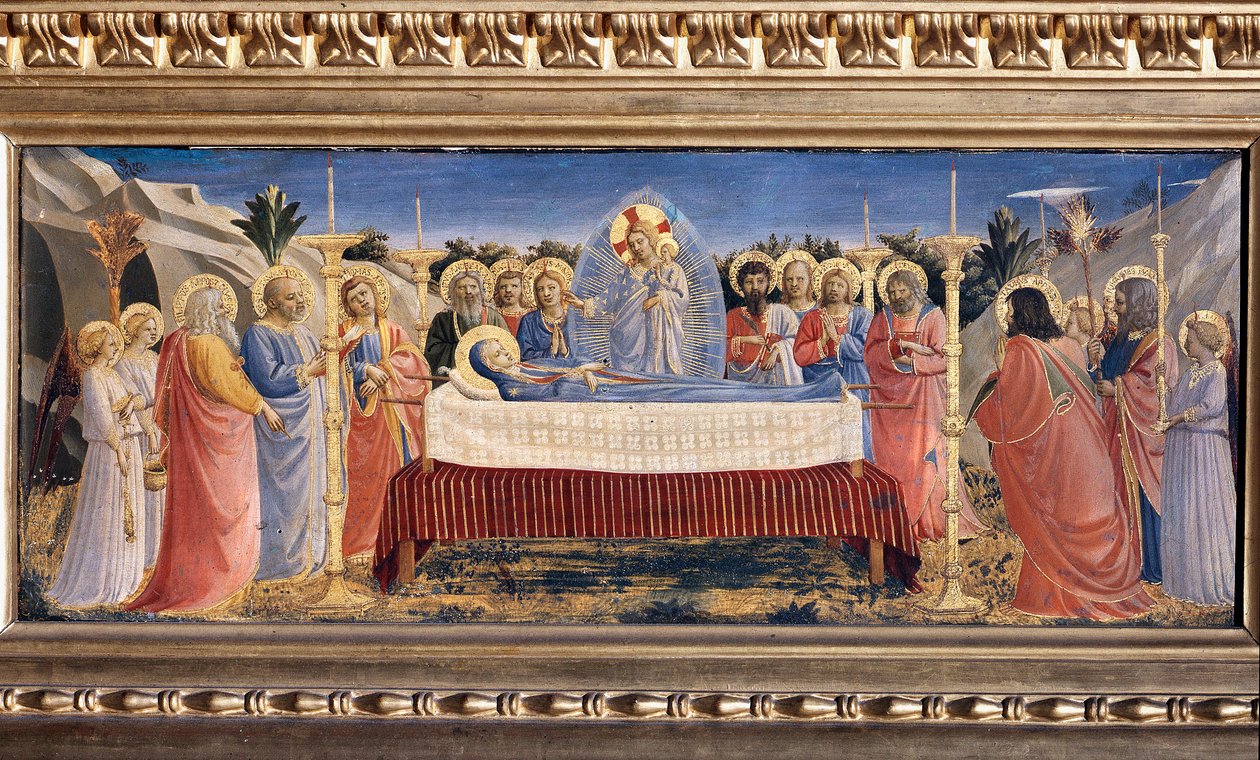 The funerals of the Virgin (Wood painting بواسطة فرا أنجيليكو