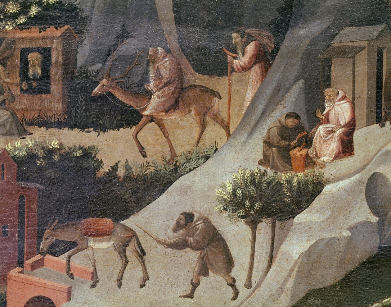أعمال الرهبان ، تفاصيل لابيد بواسطة فرا (1387-1455) انجيليكو