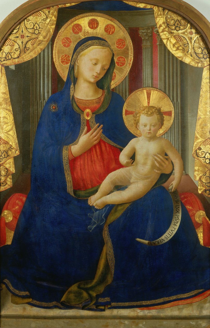مادونا التواضع مادونا التواضع ، حوالي 1435-1440. بواسطة Fra Giovanni Angelico da Fiesole