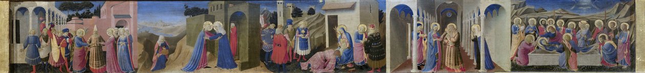 بريديلا من المذبح البشارة ، ج. 1433-1434. بواسطة Fra Giovanni Angelico da Fiesole