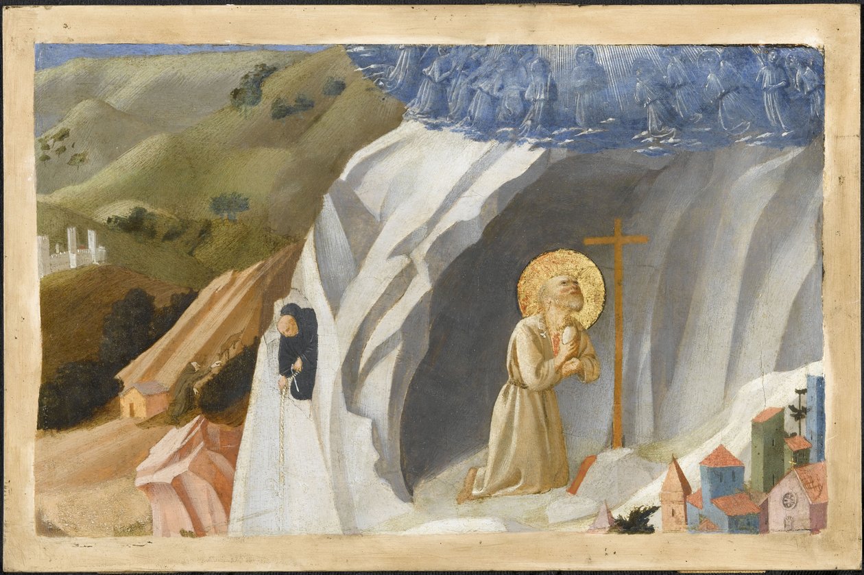 جرب القديس بنديكت عام 1430 بواسطة Fra Giovanni Angelico da Fiesole