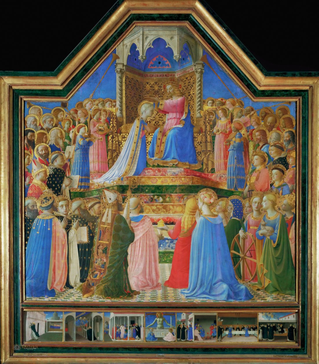 تتويج العذراء ، 1430 م بواسطة Fra Giovanni Angelico da Fiesole