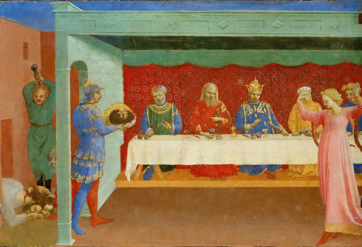 عيد هيرودس وقطع رأس القديس يوحنا المعمدان ، 1430 بواسطة Fra Giovanni Angelico da Fiesole