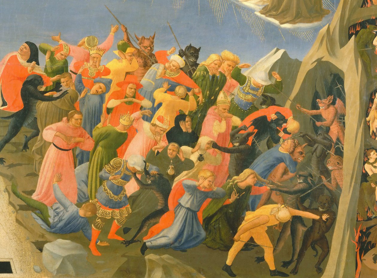 تفاصيل الحكم الأخير ، حوالي 1432. بواسطة Fra Giovanni Angelico da Fiesole