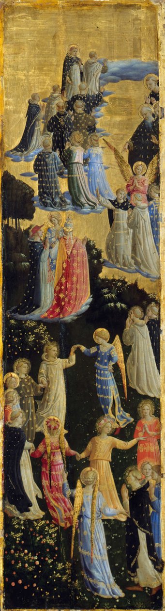 الحكم الأخير مذبح مجنح ، اللوحة اليسرى ، أوائل القرن الخامس عشر بواسطة Fra Giovanni Angelico da Fiesole