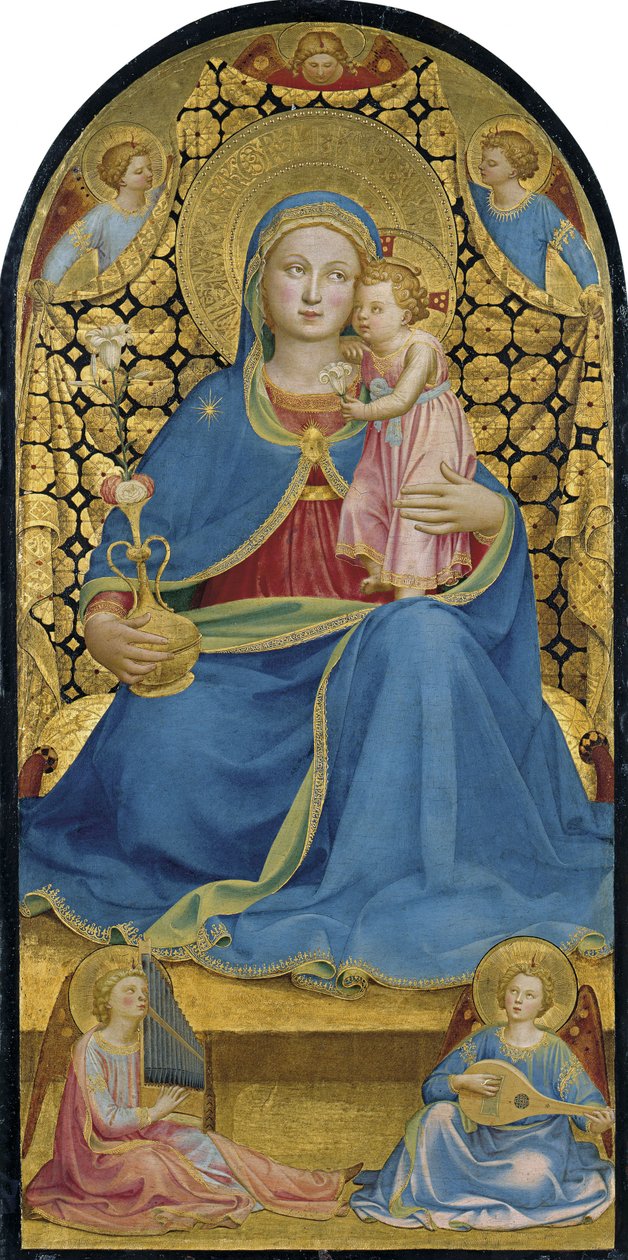 عذراء التواضع مادونا ديل أوميلتا ، ج. 1433-1434 بواسطة Fra Giovanni Angelico da Fiesole