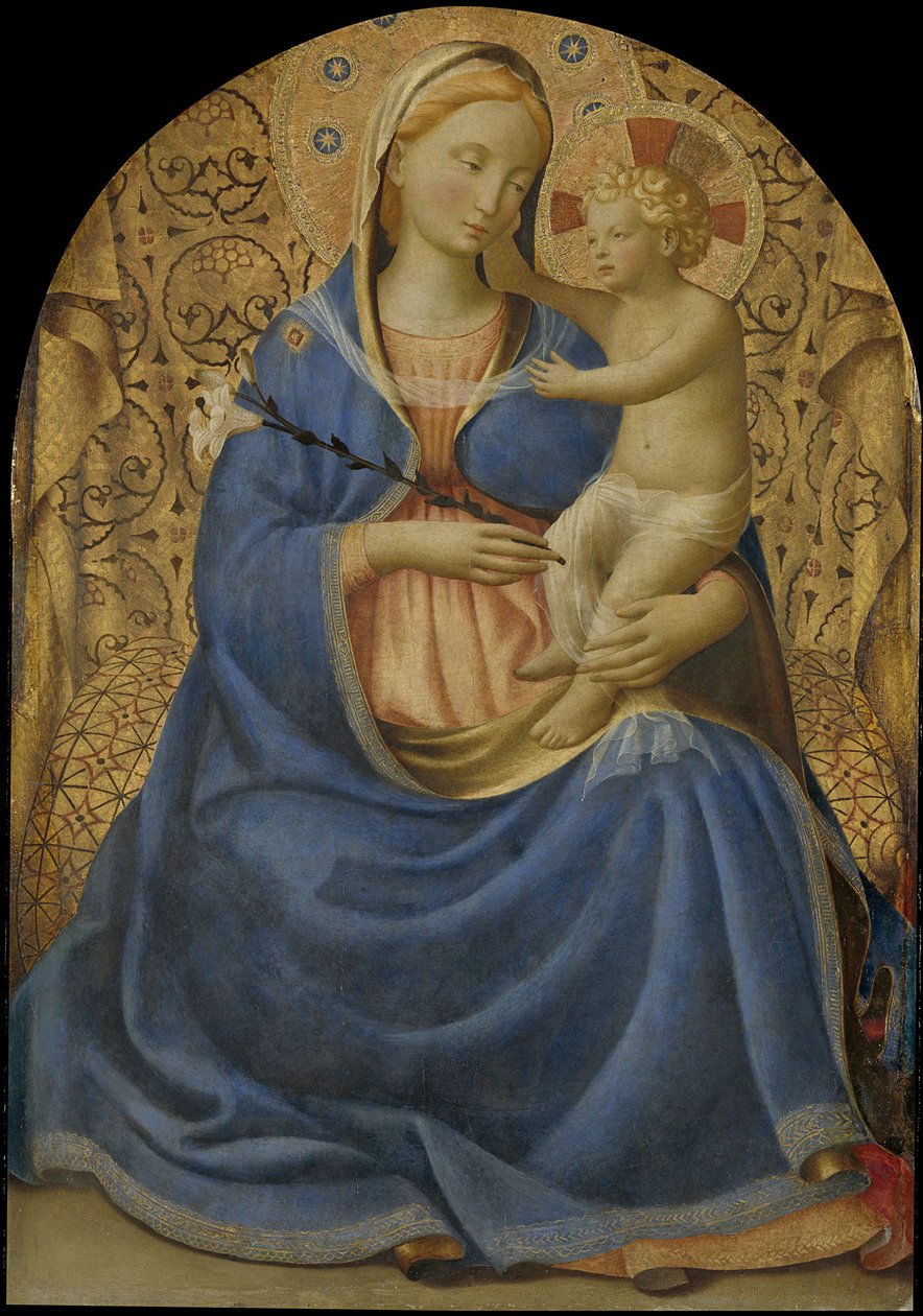 عذراء التواضع مادونا ديل أوميلتا ، ج. 1440 بواسطة Fra Giovanni Angelico da Fiesole