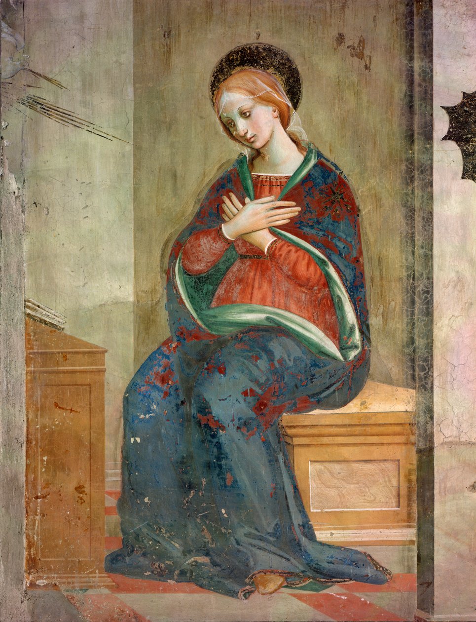 تفاصيل البشارة - رسم بواسطة Fra da Pistoia Paolino