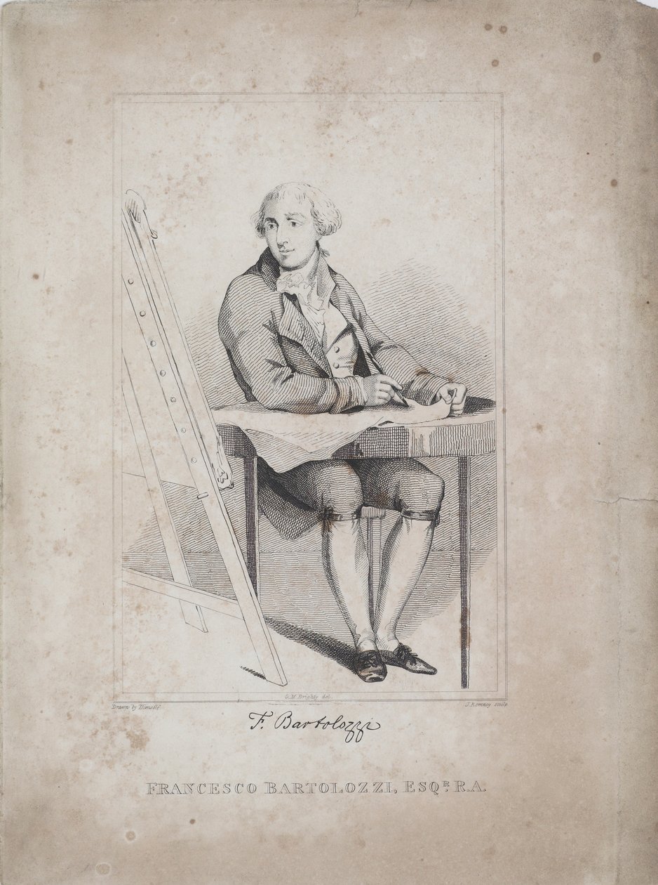 فرانشيسكو بارتولوزي ، منقوش بواسطة جورج إم برايت (مواليد 1788) وجون رومني (1786-1863) ، ج .1810 بواسطة فرانشيسكو بارتولوزي