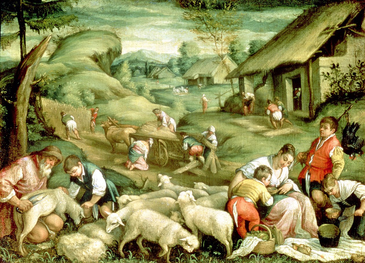 الصيف ، 1570-1580 (انظر أيضًا 65685) بواسطة فرانشيسكو باسانو