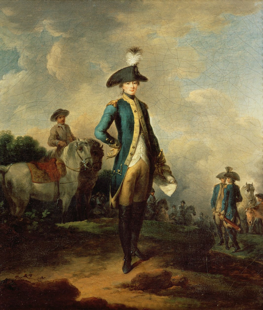 ماركيز دي لا فاييت (1757-1834) ، c.1781-85 بواسطة فرانشيسكو جيوسيبي كازانوفا