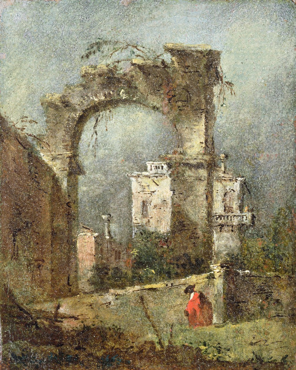 A Capriccio - قوس مدمر ، القرن الثامن عشر بواسطة فرانشيسكو غواردي