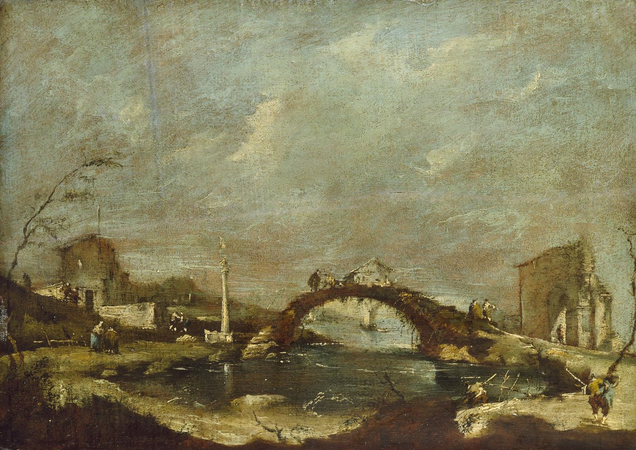Capriccio المناظر الطبيعية بواسطة فرانشيسكو غواردي