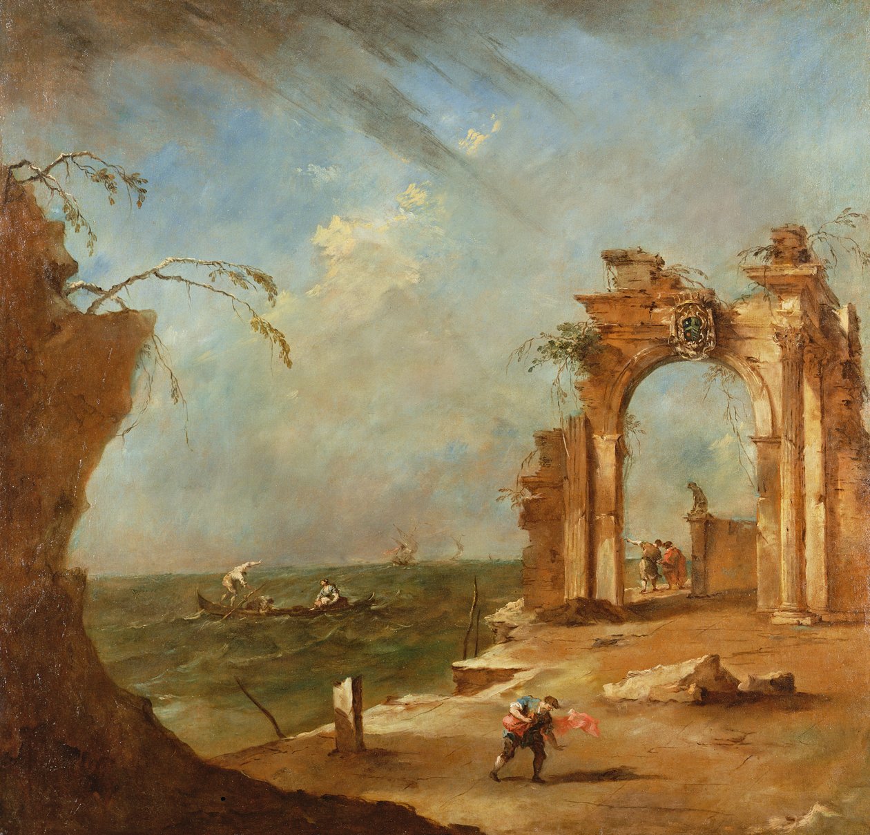 Capriccio مع قوس مدمر (النفط) بواسطة فرانشيسكو غواردي