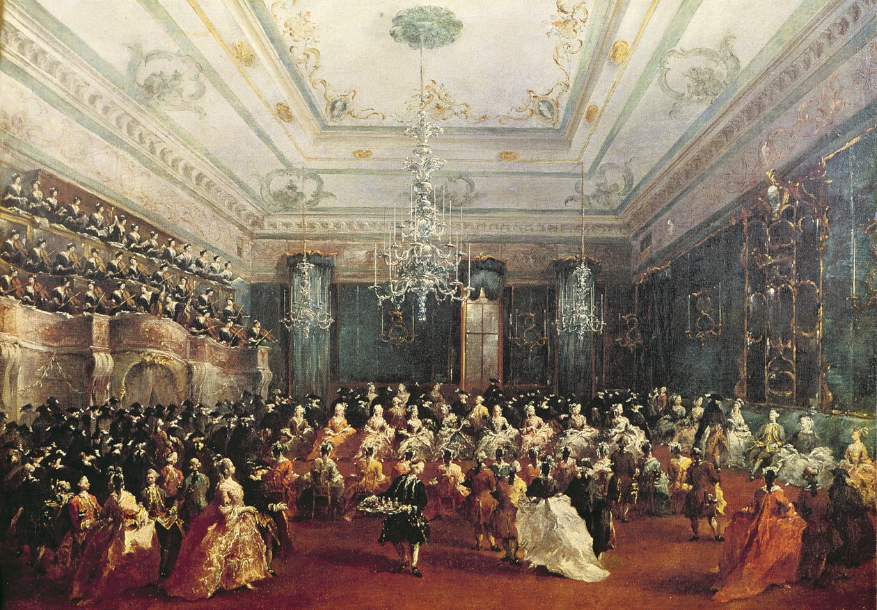 حفل موسيقي قدم في يناير 1782 في البندقية ل Tsarevich بول من روسيا وزوجته ماريا فيودوروفنا بواسطة فرانشيسكو غواردي