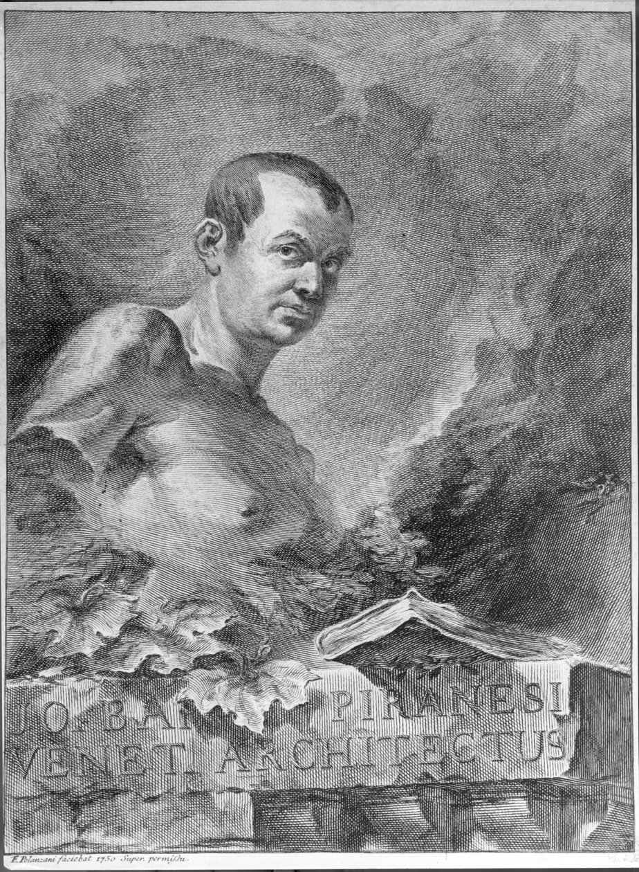صورة جيوفاني باتيستا بيرانيسي (1720-1778) 1750 بواسطة فرانشيسكو بولانزاني