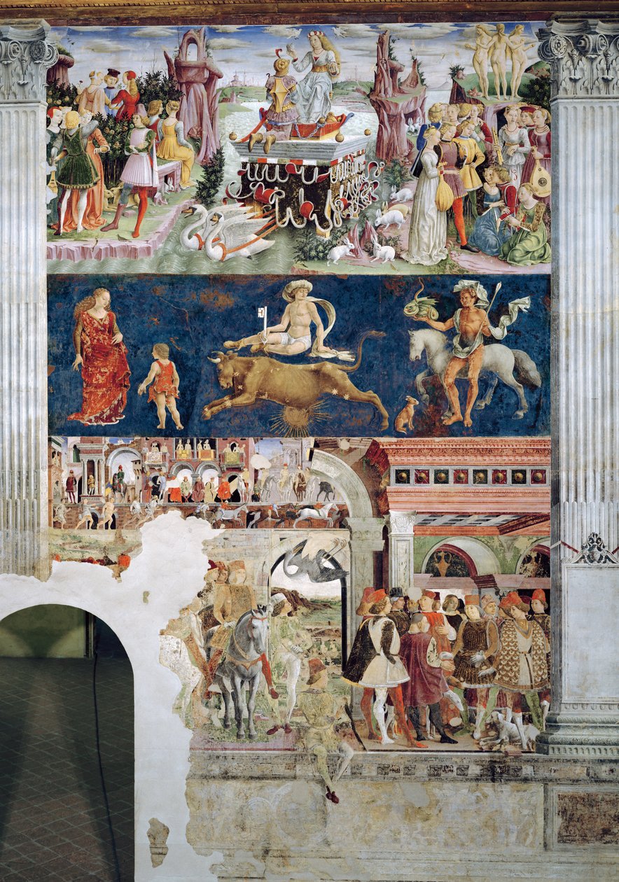 انتصار فينوس: أبريل من غرفة الأشهر ، c.1467-70 بواسطة فرانشيسكو ديل كوسا