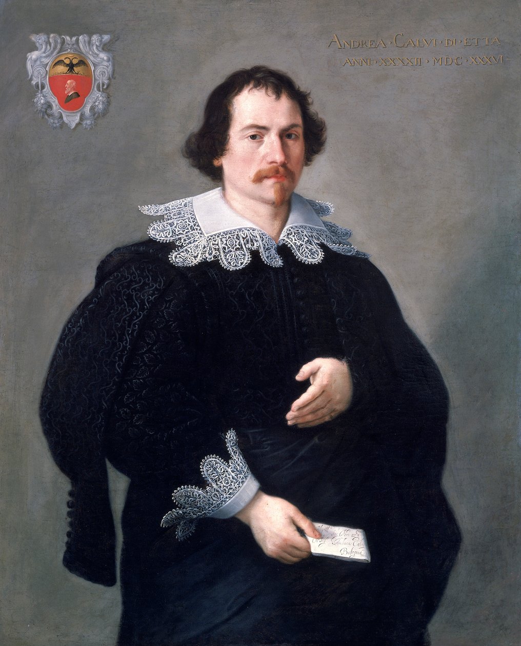 أندريا كالفي مواليد 1590 ، 1636. بواسطة فرانشيسكو ألباني