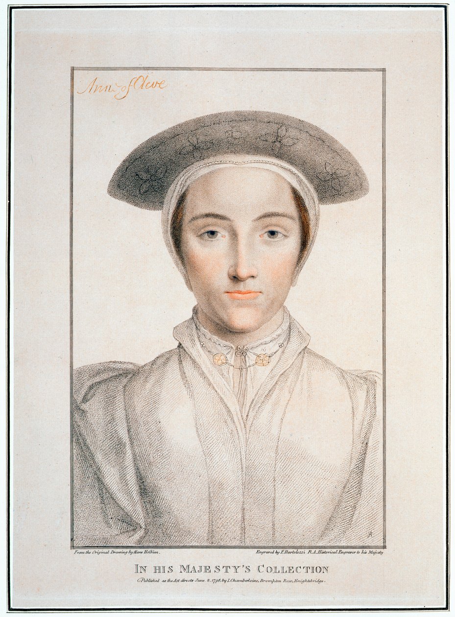 آن كليفز ، 1539 ، 1796 بواسطة فرانشيسكو بارتولوزي