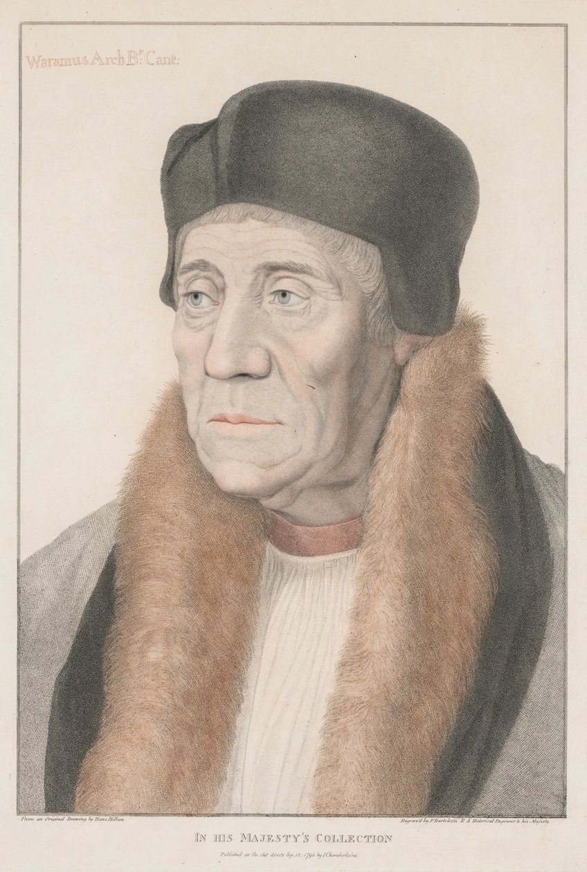 أسقف واراموس كانتربيري ، 1795. بواسطة فرانشيسكو بارتولوزي