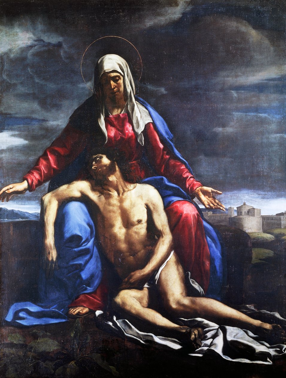 التقوى ، بقلم فرانشيسكو كوزا (1605-1682) ، زيت على قماش ، 221 × 167 سم. بواسطة فرانشيسكو كوزا