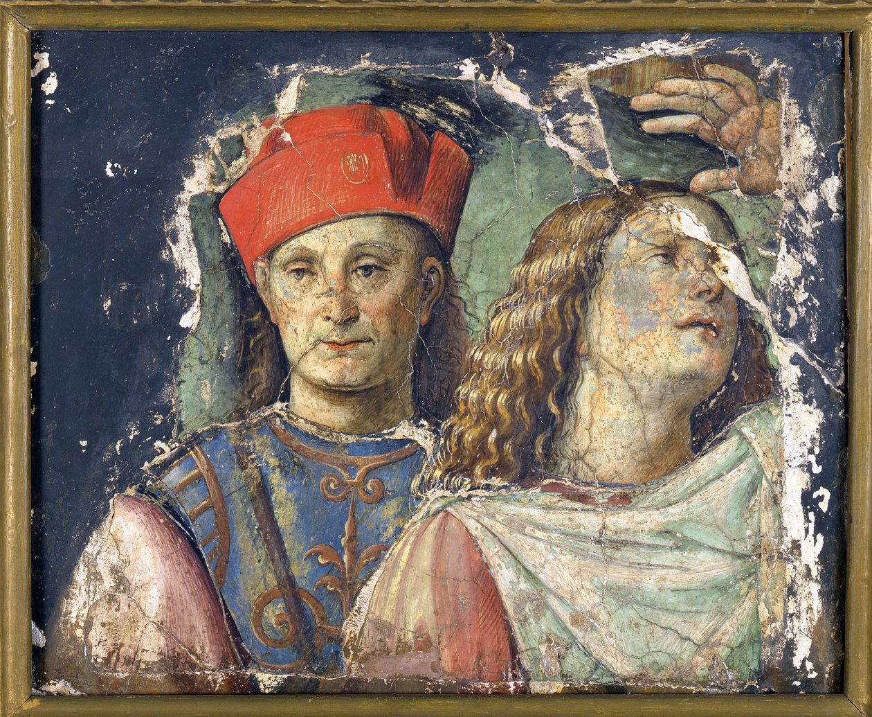 رأسان من فرنسا ، فرانشيسكو (1450-1517). طازج ، ج. 1500 ، معرض الفنون الوطني في بولونيا بواسطة فرانشيسكو فرانشيا
