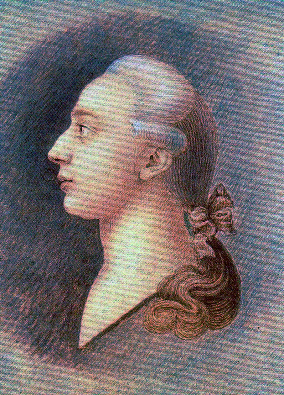 صورة لجياكومو كازانوفا (1725-1798) - قدمها فرانشيسكو جوزيبي كازانوفا (1727-1802) ، ج. 1750 - طباشير متفائل بالأبيض والأسود على ورق - متحف تاريخ الدولة ، موسكو بواسطة فرانشيسكو جيوسيبي كازانوفا