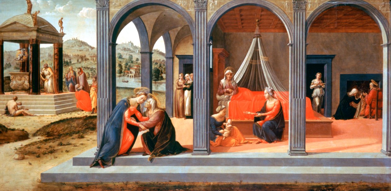 مشهد من القديس يوحنا بابيست ، التفاصيل ، c1500-1540 بواسطة فرانشيسكو جرانشي