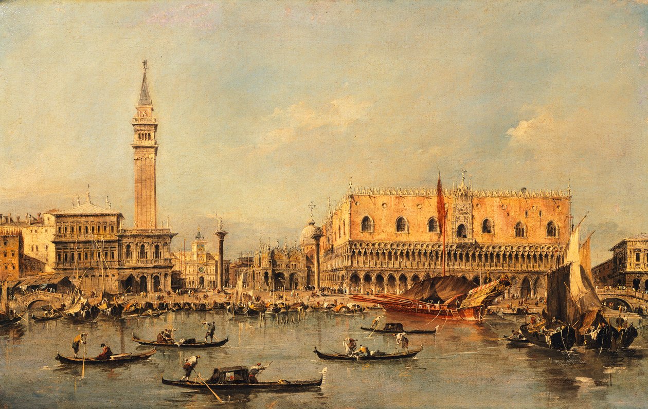 قصر دوكال في البندقية ، بقلم فرانشيسكو غواردي (1712-1793) بواسطة فرانشيسكو غواردي