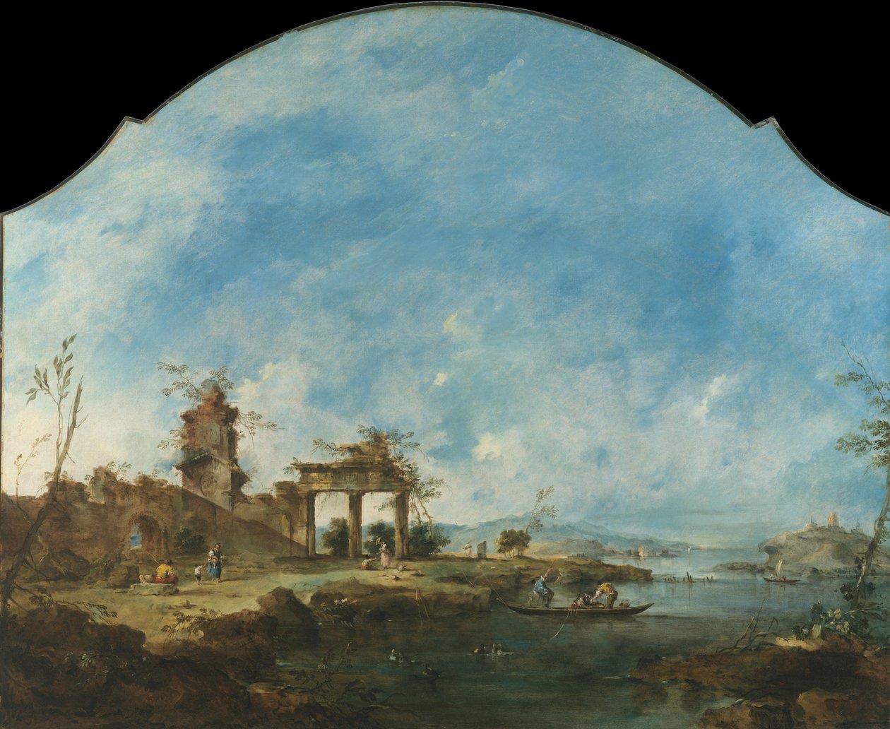منظر رائع ، كاليفورنيا. 1765. بواسطة فرانشيسكو غواردي
