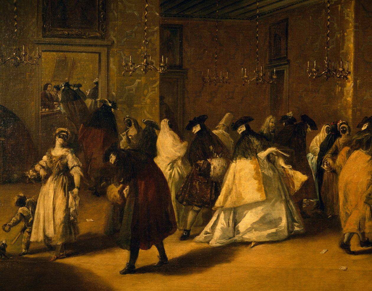Il ridotto (Masked Venetians) بواسطة فرانشيسكو غواردي