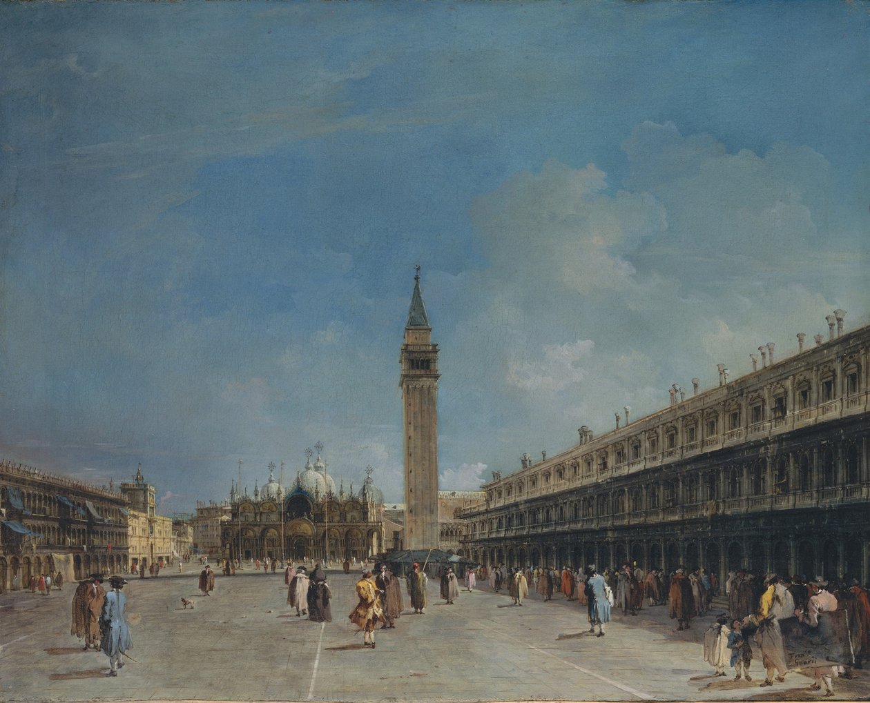 ساحة سان ماركو ، 1760 بواسطة فرانشيسكو غواردي