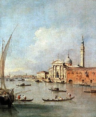 S. Giorgio Maggiore ، من الجوديكا (زيت) بواسطة فرانشيسكو غواردي