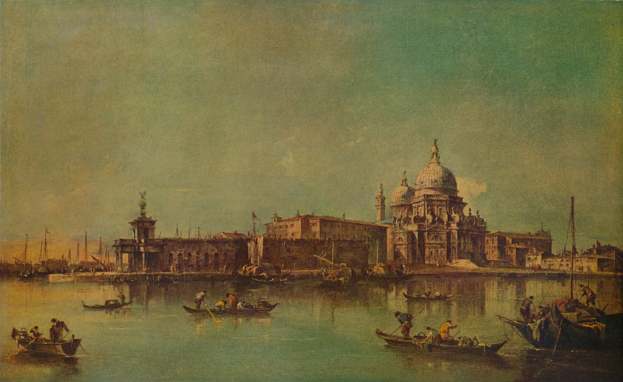 دوجانا وتحية ، البندقية ، c1775 ، 1938 بواسطة فرانشيسكو غواردي