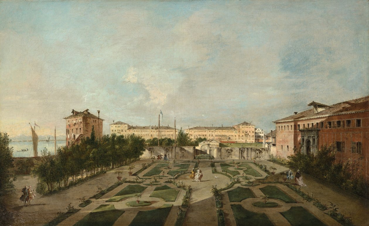 حديقة Palazzo Contarini dal Zaffo بواسطة فرانشيسكو غواردي