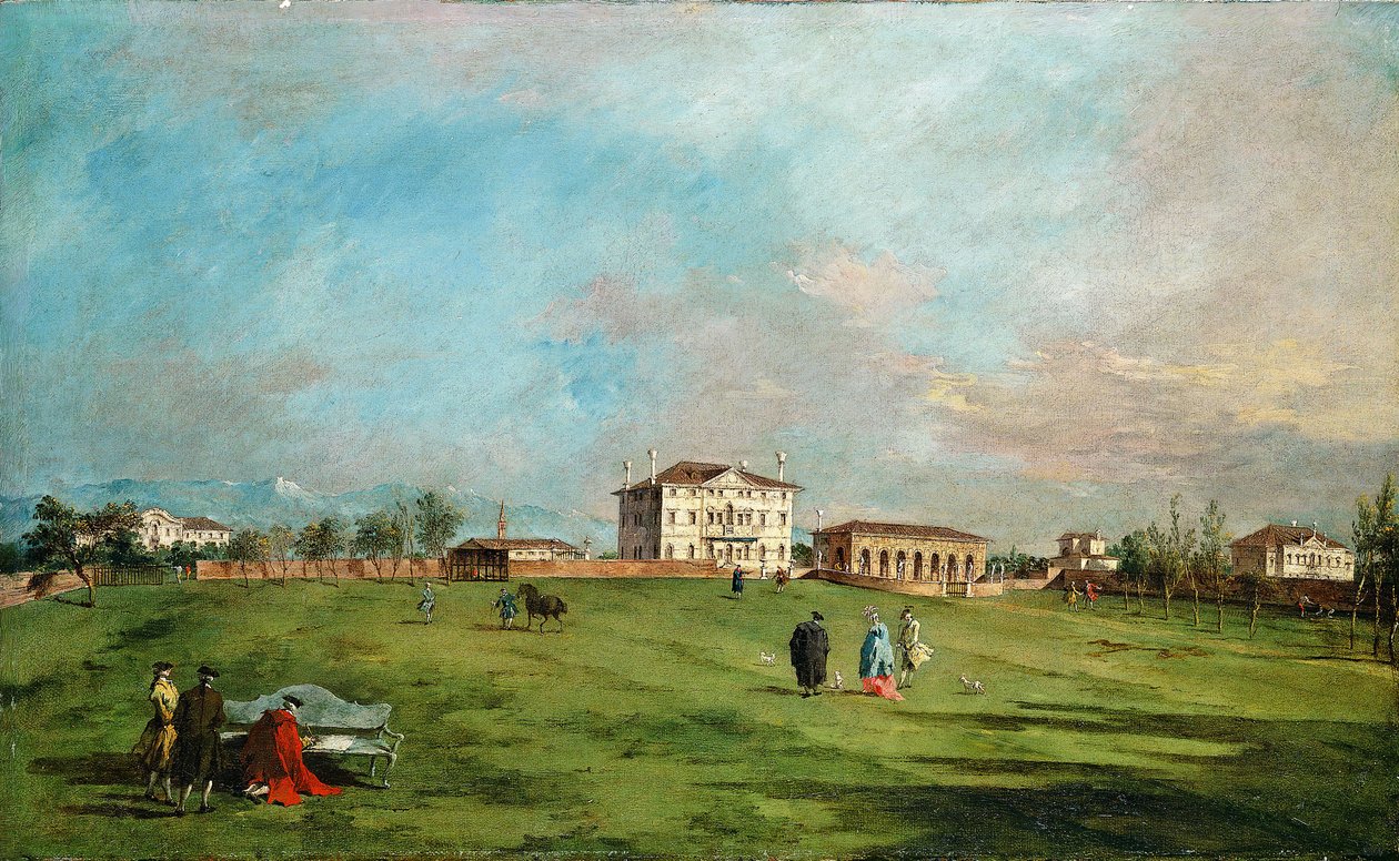The Villa Loredan ، Country ، أوائل الثمانينيات من القرن الثامن عشر. بواسطة فرانشيسكو غواردي