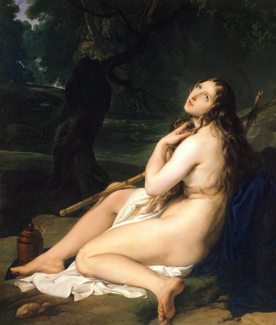 تائب القديسة مريم المجدلية ، بقلم فرانشيسكو هايز (1791-1882) ، زيت على قماش بواسطة فرانشيسكو هايز